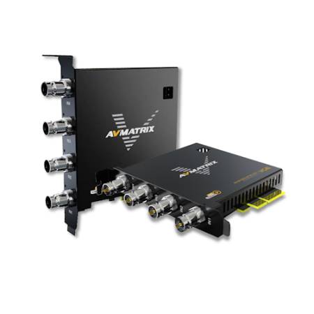 AVMATRIX VC41 - 1080p 3G-SDI PCIe 4-Channel Capture Card_1